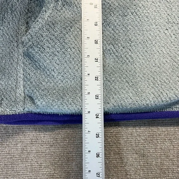 Patagonia Snap-T Fleece Pullover Women's Small Gray Purple Mock Polartec 25442 - Picture 8 of 11
